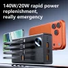 140W 500000mAh Power Bank Large Capacity 4 In1 Cables Intelligent Digital