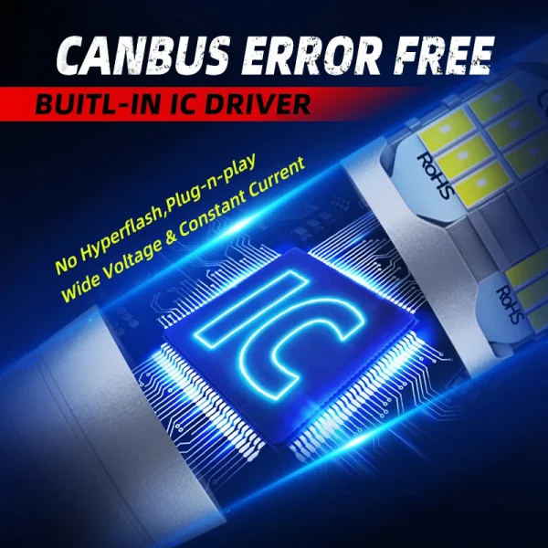2×LED Reverse Light Blub 1156 P21W Canbus Backup For VW Beetle Golf 4 5 Jetta Passat GTI Rabbit Eos Amarok Polo Bora Touran