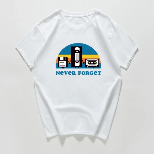 Men Clothing Never Forget Sarcastic Graphic
