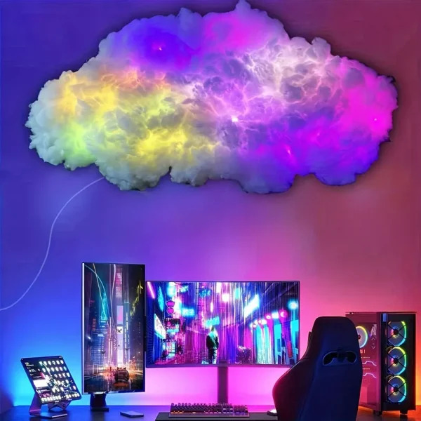 Cloud LED Light for Bedroom-DIY Aesthetic Mood Light3D