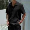 Men Short Sleeve Casual Summer Shirt
