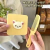 Rilakkuma Kawaii Handle Mirror with Comb