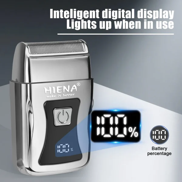 Cordless Beard Trimmer Rechargeable Electric Shaver