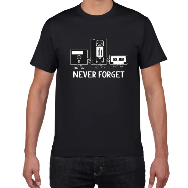 Men Clothing Never Forget Sarcastic Graphic