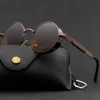 Round Gothic Steampunk Metal Frame Sunglasses