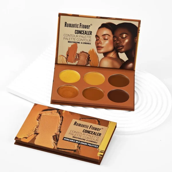 Color Matte Concealer Palette Full Coverage Face