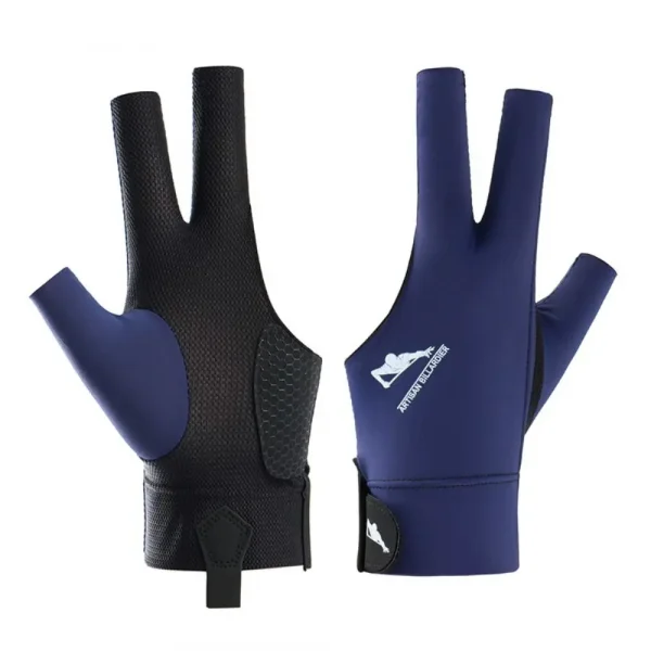 Left Right Hand Snooker Glove New Anti-slip Three Fingers Training Glove Elastic