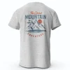 Men's Hiking Outdoor T-Shirt with Double Printed Design