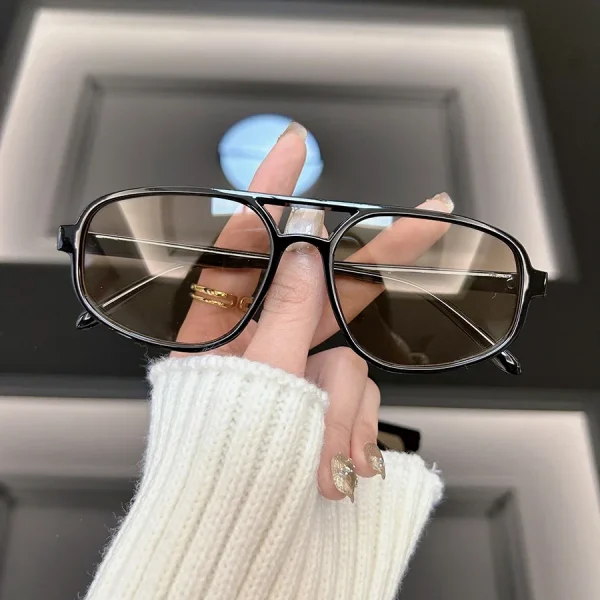 Fashion Mirror Square Sunglasses