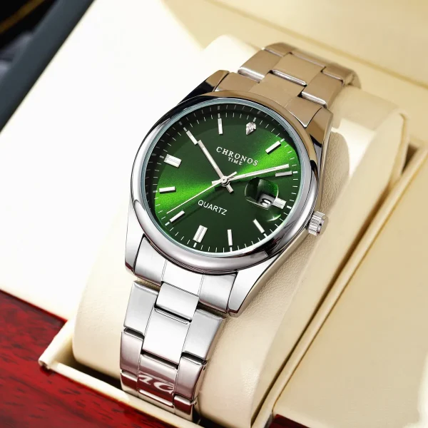 CHRONOS Waterproof Luminous Date Men Quartz Watch
