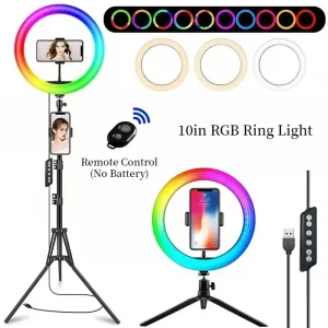 RGB Ring Light with Remote Control