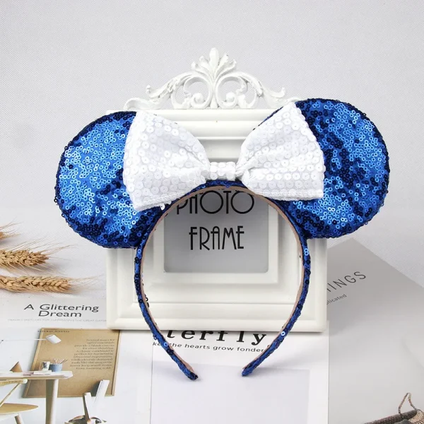 Cartoon Mouse Ears Sequin Headband