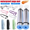 6/10mm Aluminum Foil EVA Yoga Mat Non-Slip Gymnastics FitnessMoisture-Proof Mat