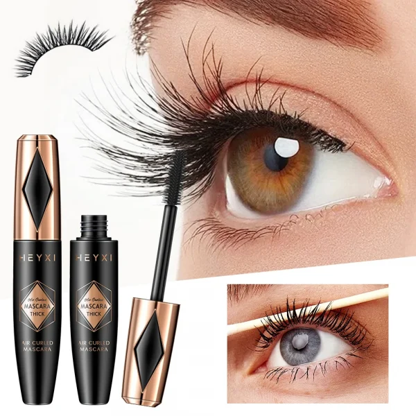 Mascara, Not sticky, Not greasy, Curled up, Makes the eyes look more