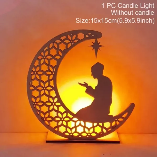 EID Mubarak Wooden Pendant Decoration