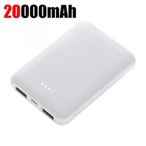 20000mAh Power Bank Fast Charging USB Charger Portable External Battery Pack for Heating Vest Jacket Scarf Socks Glove Equipment