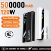 500000mAh Power Bank 120W Fast Charging Large Capacity Power Bank PD 20W Suitable For All Mobile Phones Long Endurance