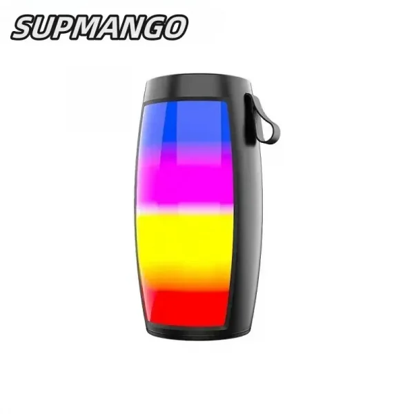 S12 Wireless Bluetooth Speaker Powerful Portable Subwoofer with LED Lights Car Audio Bass MP3 Player Sound System