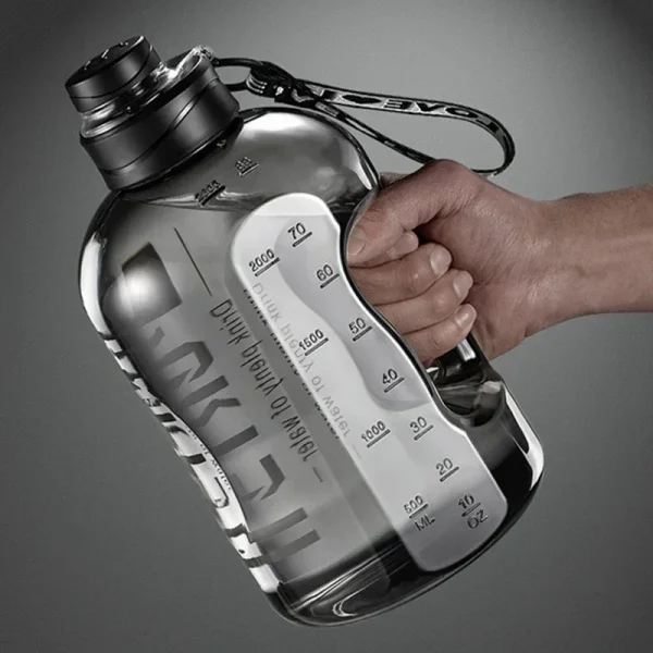 1.7L/2.7L Portable Large Capacity Water Bottle Sports Water Gym