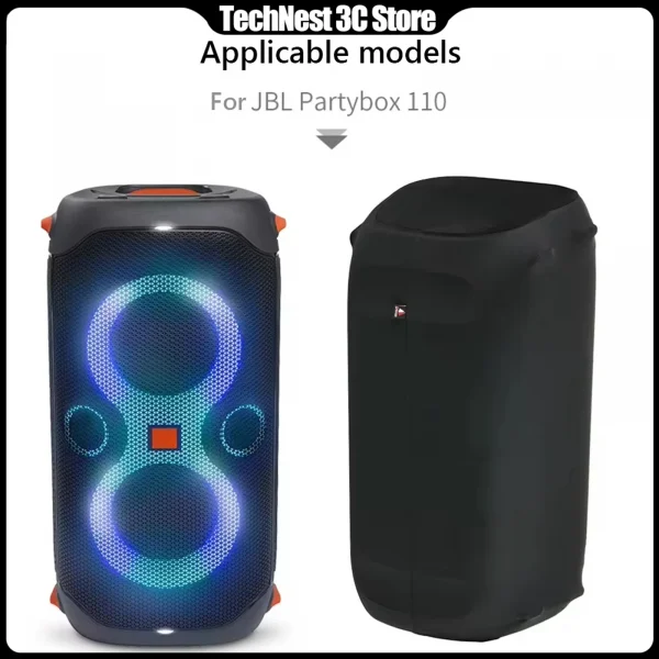 Speaker Dust Cover for JBL Partybox 100/110 Elasticity Lycra Portable Protective Case Dustproof Protector Speaker Accessories