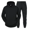 Men's Hooded Sweatshirts and Pants Tracksuit