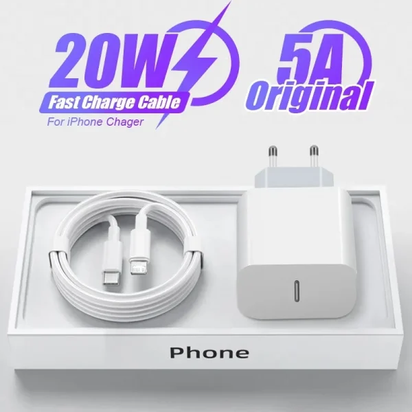 20W USB-C PD Power Adapter for iPhone