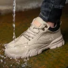 Safety Shoes Men Steel Toe Work Shoes Anti-smash