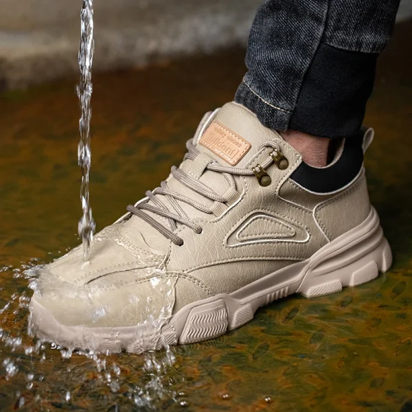 Safety Shoes Men Steel Toe Work Shoes Anti-smash