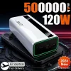500000mAh Power Bank 120W Fast Charging Large Capacity Power Bank PD 20W Suitable For All Mobile Phones Long Endurance
