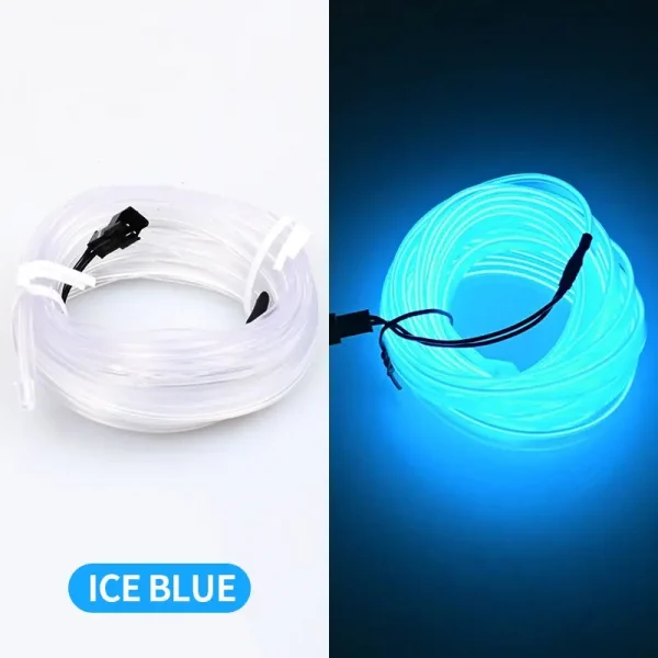 5m Car Interior Atmosphere Lighting LED Strip 5V DIY Flexible
