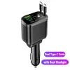 Retractable Car Charger Multi-Port
