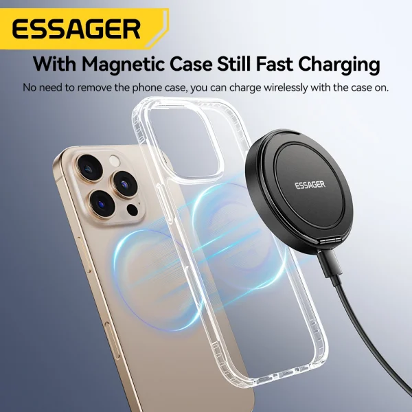 Magnetic Wireless Charger With Holder