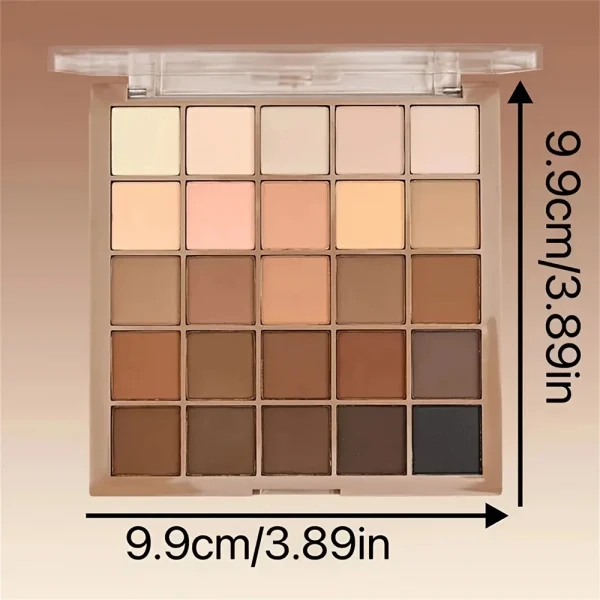 Color Eyeshadow Palette - Neutral Gray and Brown Earthy Tone, Coffee and Chocolate Styl