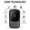 Smart Wireless Video Doorbell Camera Alarm Security Remote Monitoring Two-Way Intercom High Definition Night Vision for Home
