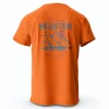 Men's Hiking Outdoor T-Shirt with Double Printed Design