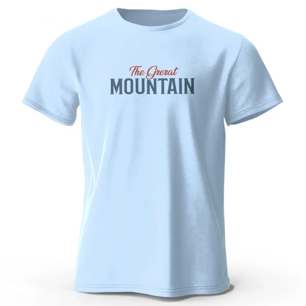 Men's Hiking Outdoor T-Shirt with Double Printed Design