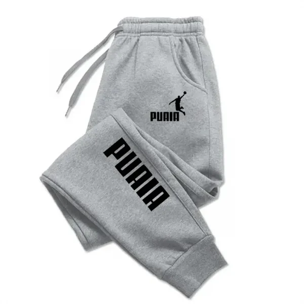 PUAIA Print Men's Pants Autumn/Winter New Sport Outfit Streetwear Pants