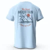 Men's Hiking Outdoor T-Shirt with Double Printed Design