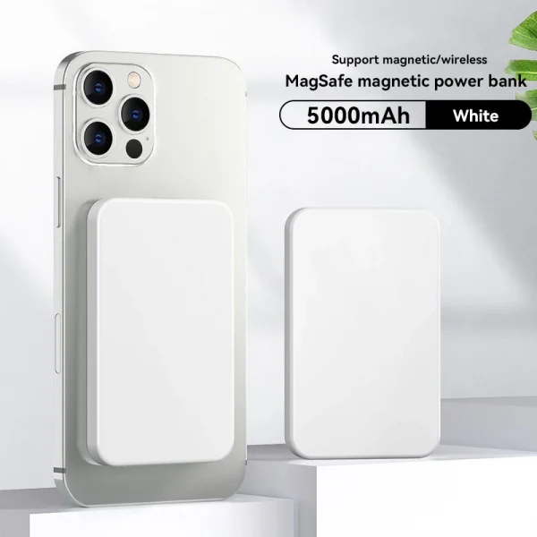 50000mAh Magnetic Power Bank 22.5W PD Fast Charging with Wireless Charger Portable Battery for iPhone 17 16 15 14
