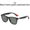 Classic Polarized Square Sunglasses for Men and Women