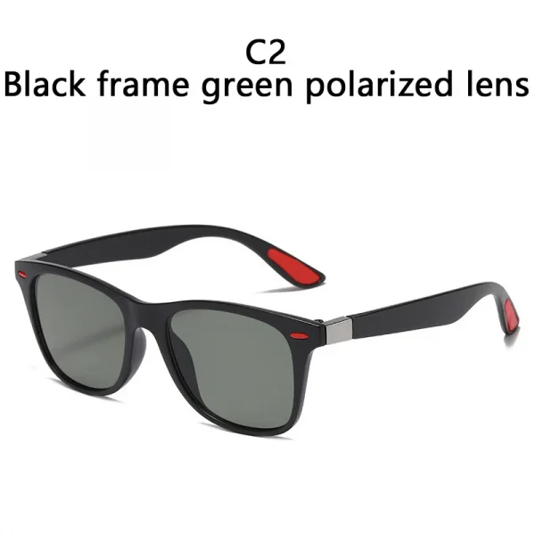 Classic Polarized Square Sunglasses for Men and Women