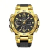 Waterproof Dual Display Sports Watch for Men