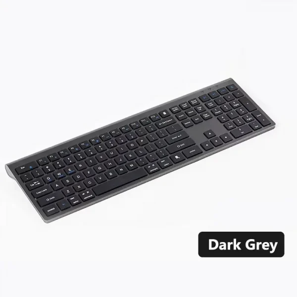 Bluetooth 5.0 & 2.4G Wireless Keyboard and Mouse Combo Multimedia Keyboard Mouse Set for iPad Macbook Android Laptop PC TV