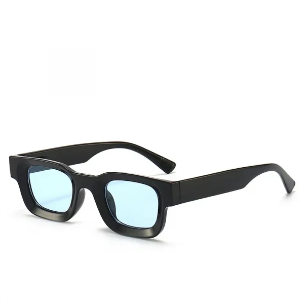 Small Rectangle Thick Frame Sunglasses