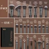 MAANGE Makeup Brushes Kit Face Eye Beauty