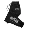 Mens Sweatpants Printing Casual Trousers Sports