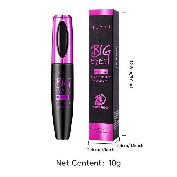 Mascara, Not sticky, Not greasy, Curled up, Makes the eyes look more