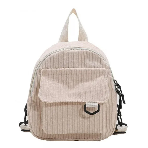 Mini Backpack ins super popular cute commuting makeup bag corduroy texture student versatile backpack