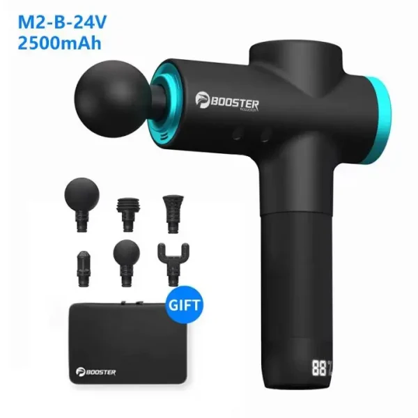 BOOSTER M2-12V LCD Display Massage Gun  Deep Muscle Massager Body Relaxation