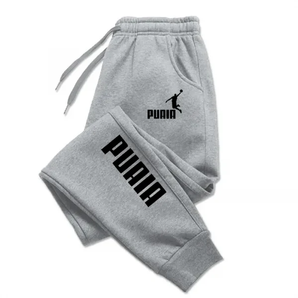 PUAIA Print Men's Pants Autumn/Winter New Sport Outfit Streetwear Pants